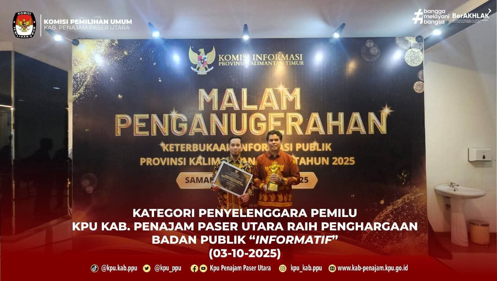 Malam Penganugrahan Keterbukaan Publik